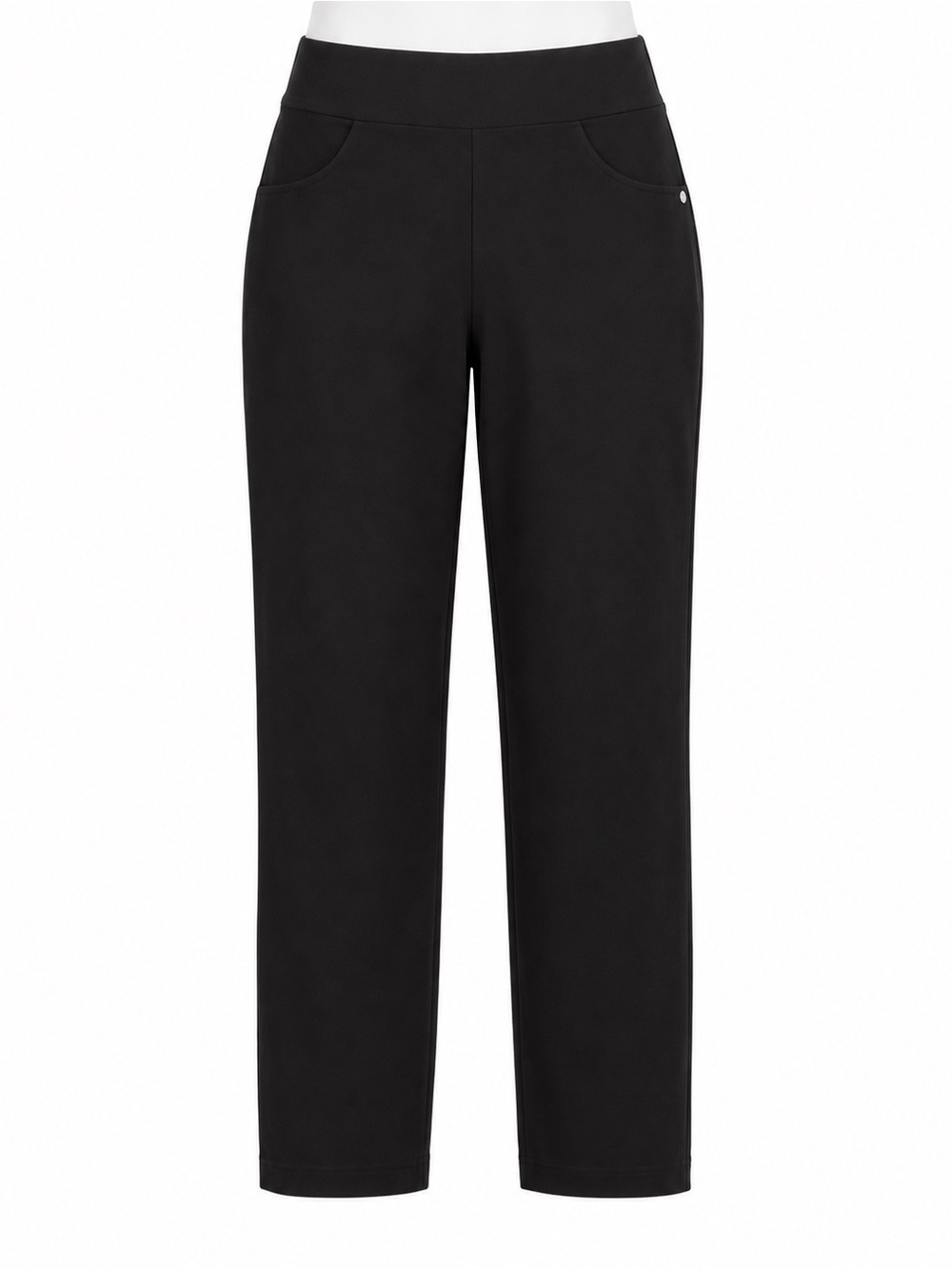 Size L SPANX The Perfect Black Pant Ankle 4-Pocket Pull-On Pants
